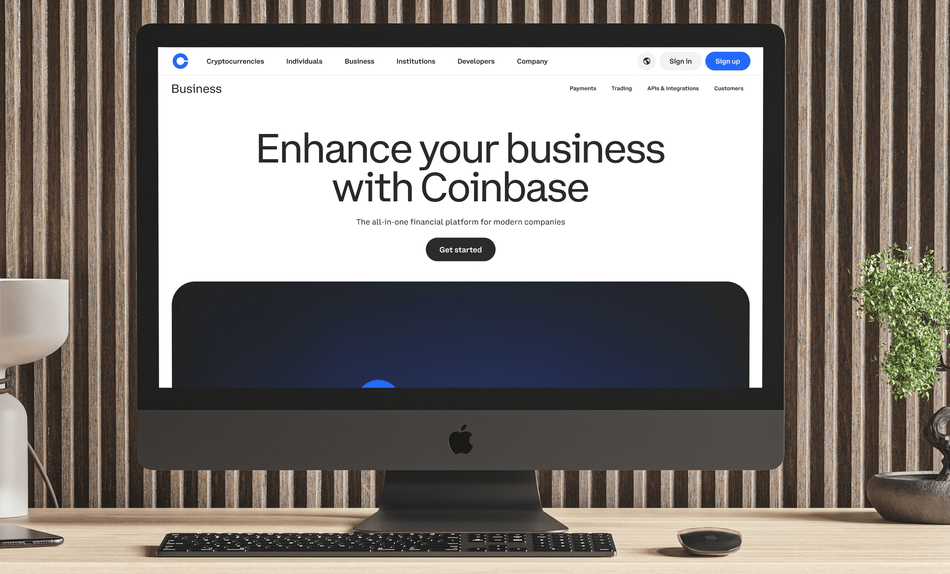 Coinbase Business Onboarding — simplified SMB experience