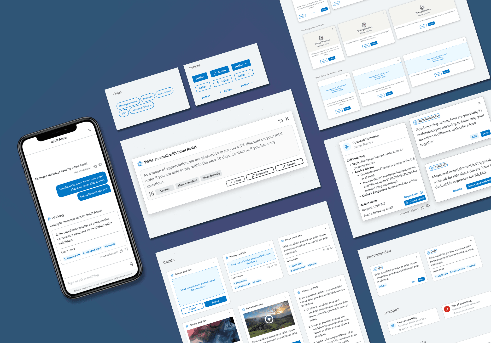 Intuit Assist design system