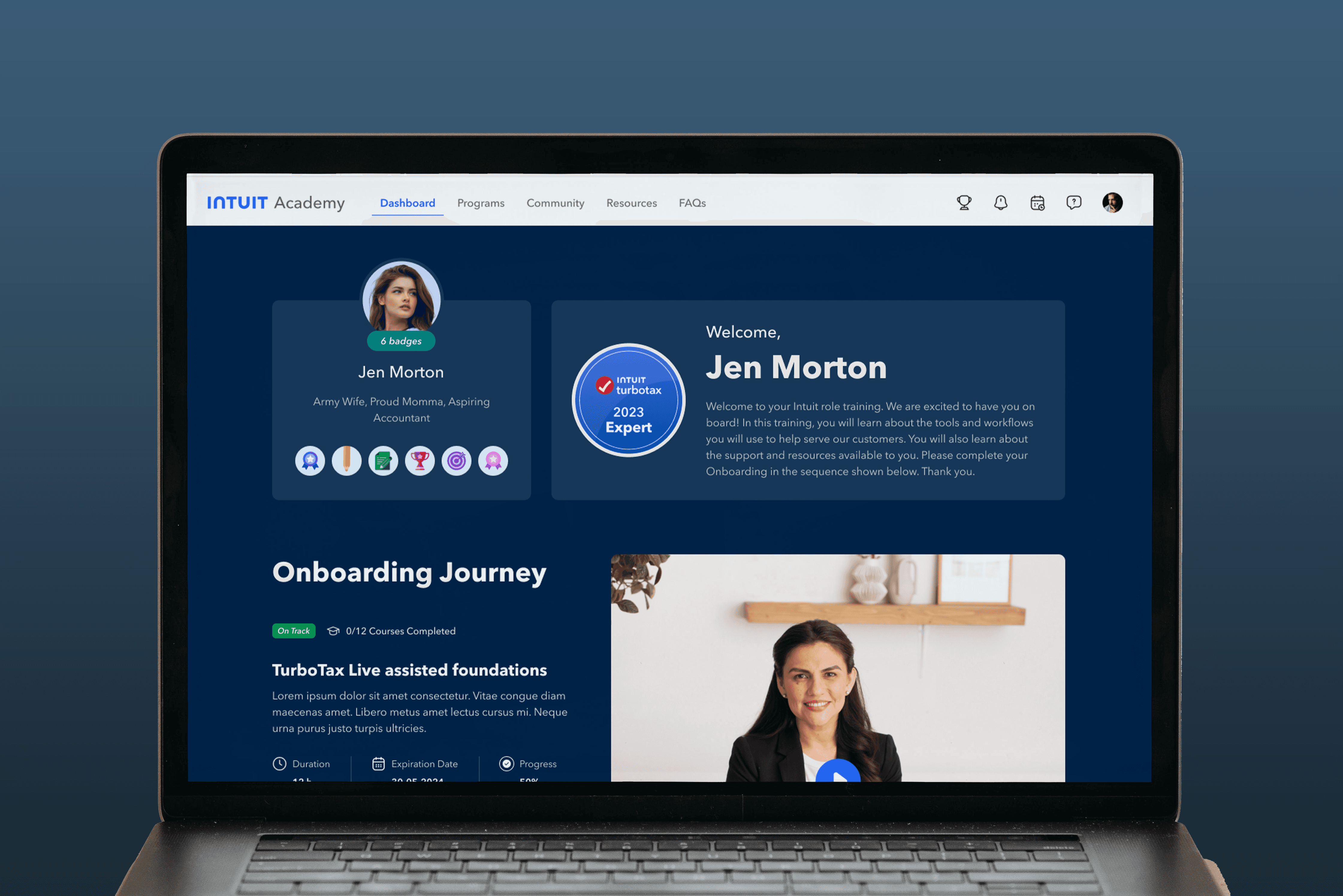 Learning Academy enrollment