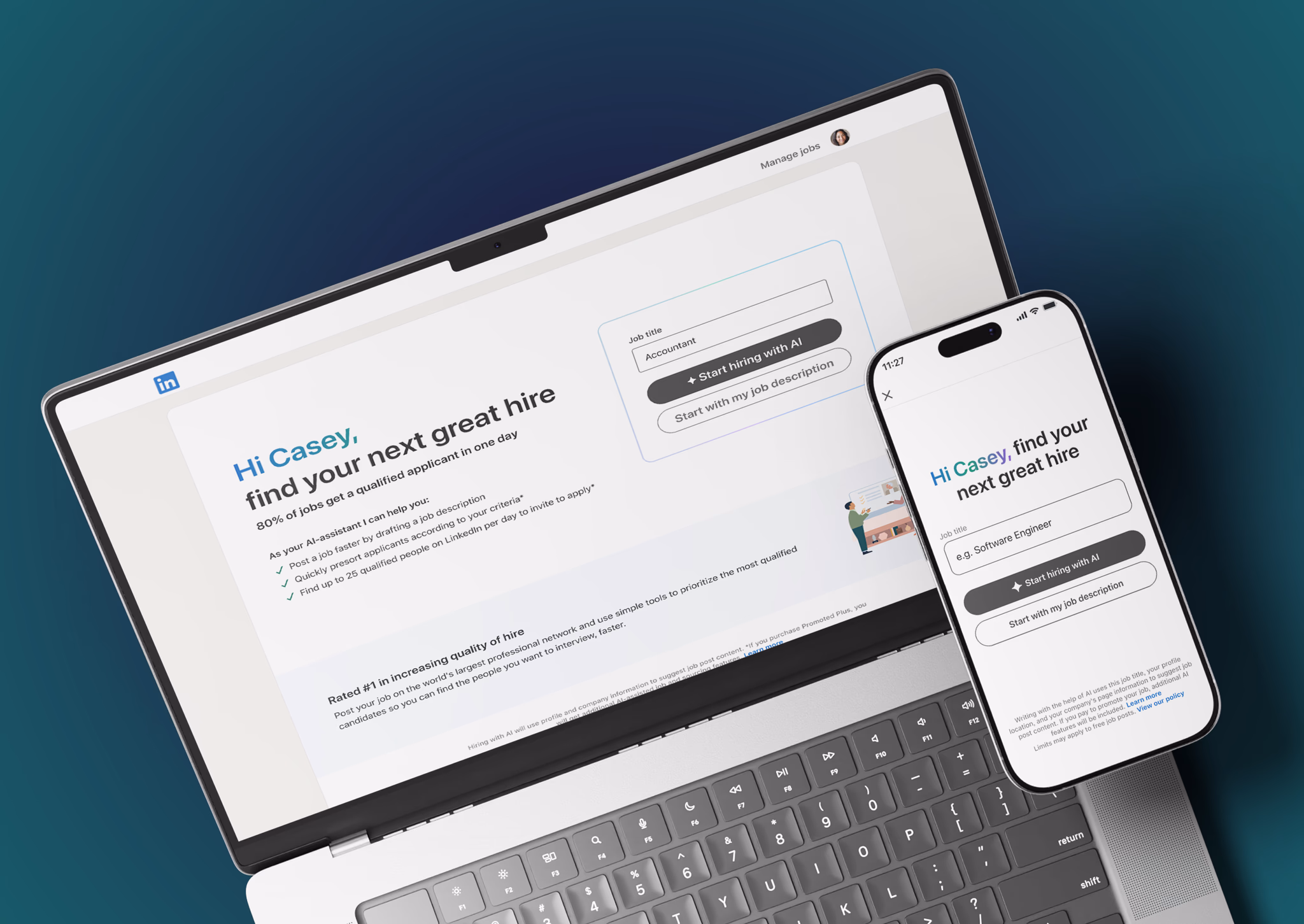 LinkedIn Hiring Assistant — AI-powered recruiter tools